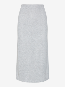 Vero Moda VMELLA Langer Rock -Light Grey Melange - 10265773