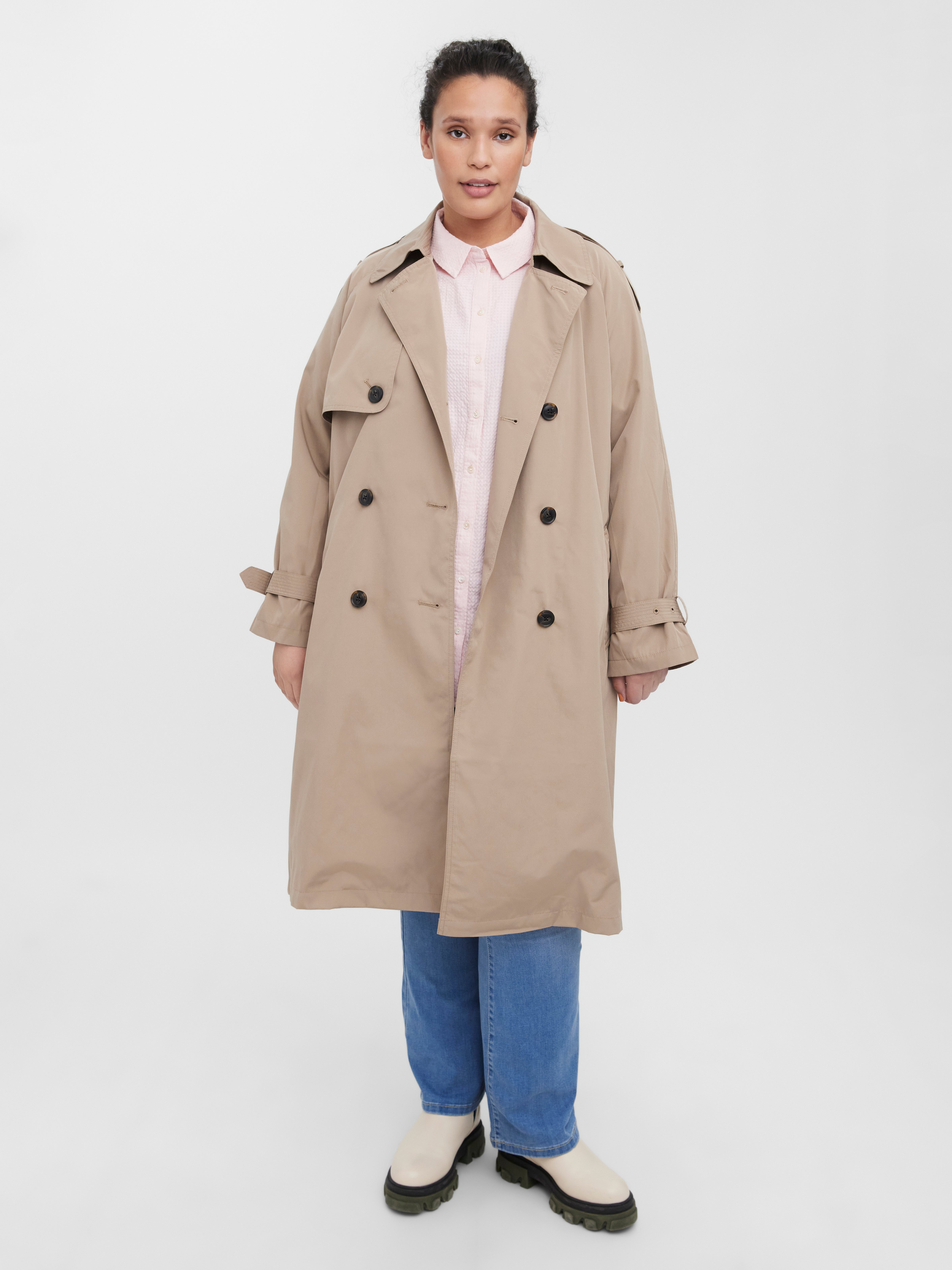 VMRAMONNA Mantel | Hellbraun | Vero Moda® 