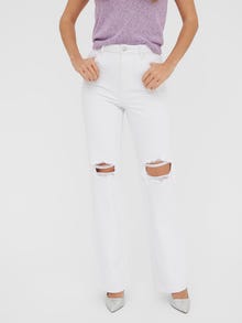 Vero Moda VMKITHY Høj talje Loose fit Jeans -Snow White - 10265972