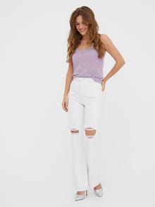 Vero Moda VMKITHY Høj talje Loose fit Jeans -Snow White - 10265972