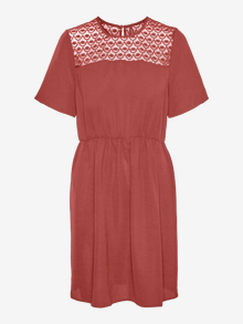 Vero Moda VMSASHA Lyhyt mekko -Marsala - 10266159