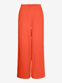 Vero Moda VMNATALI Trousers -Spicy Orange - 10266393