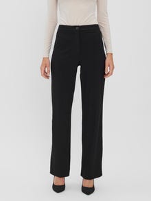 Vero Moda VMSASIE High rise Trousers -Black - 10266520