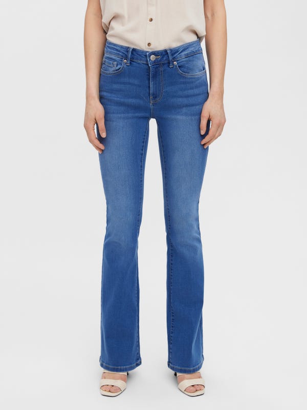 Flared Fit Jeans | Black | Vero Moda®