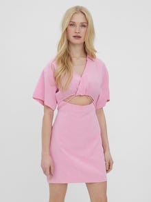 Vero Moda VMREGITZE Kort kjole -Prism Pink - 10266632