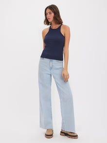 Vero Moda VMSARAHNATASHA Tank-Top -Navy Blazer - 10266817