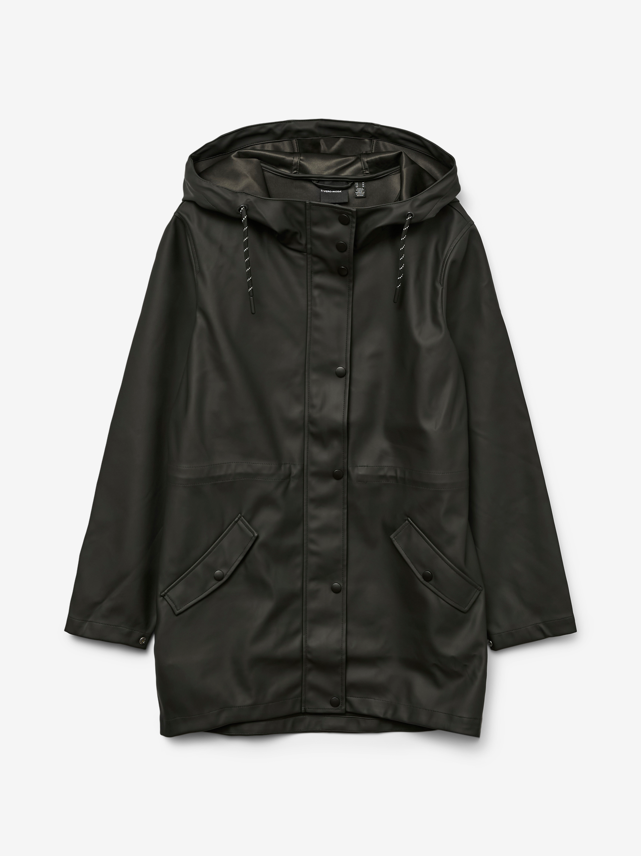 VMMALOU Raincoat Black Vero Moda