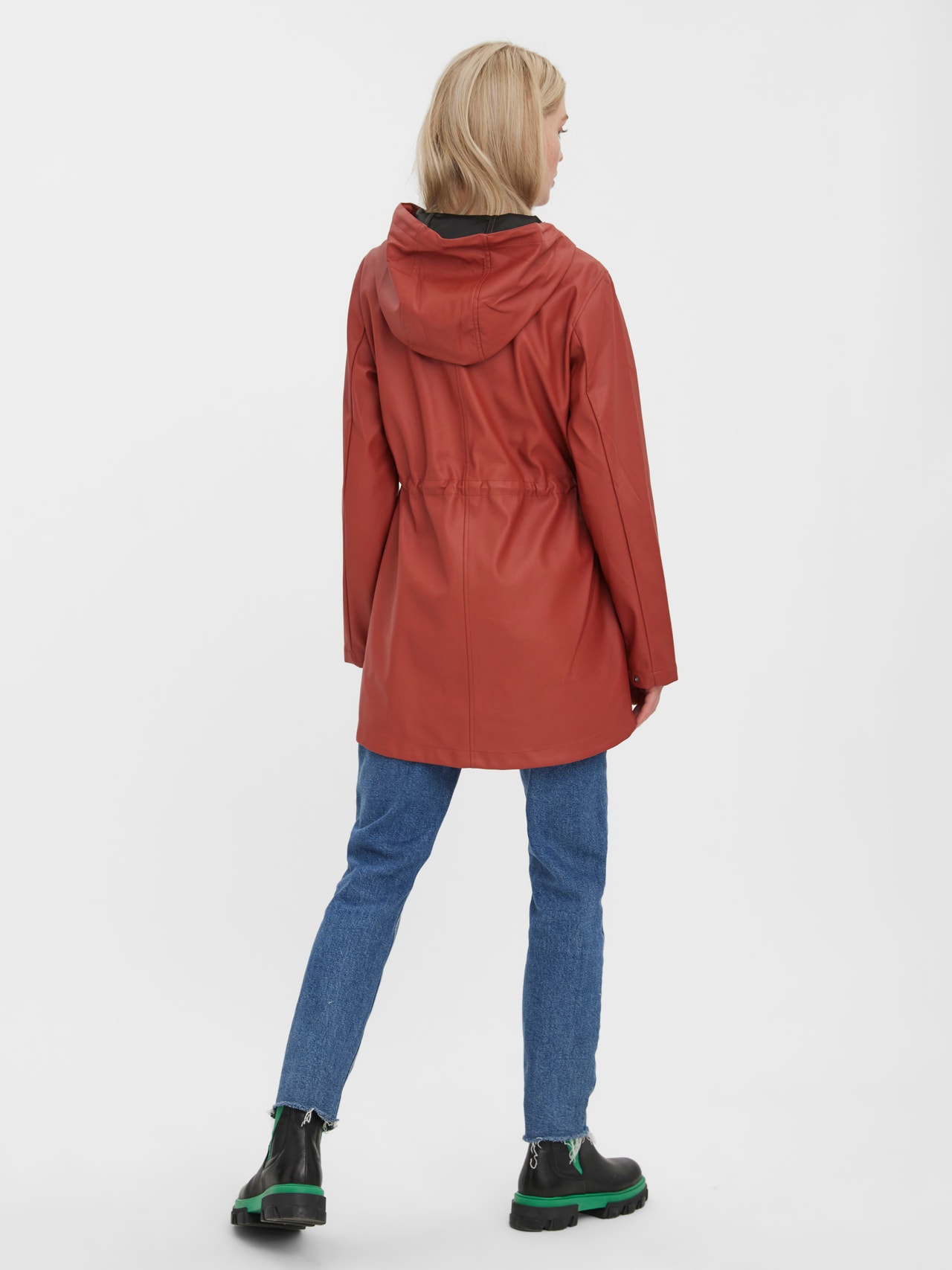 input hold sovende rain jacket | Medium Red | Vero Moda®