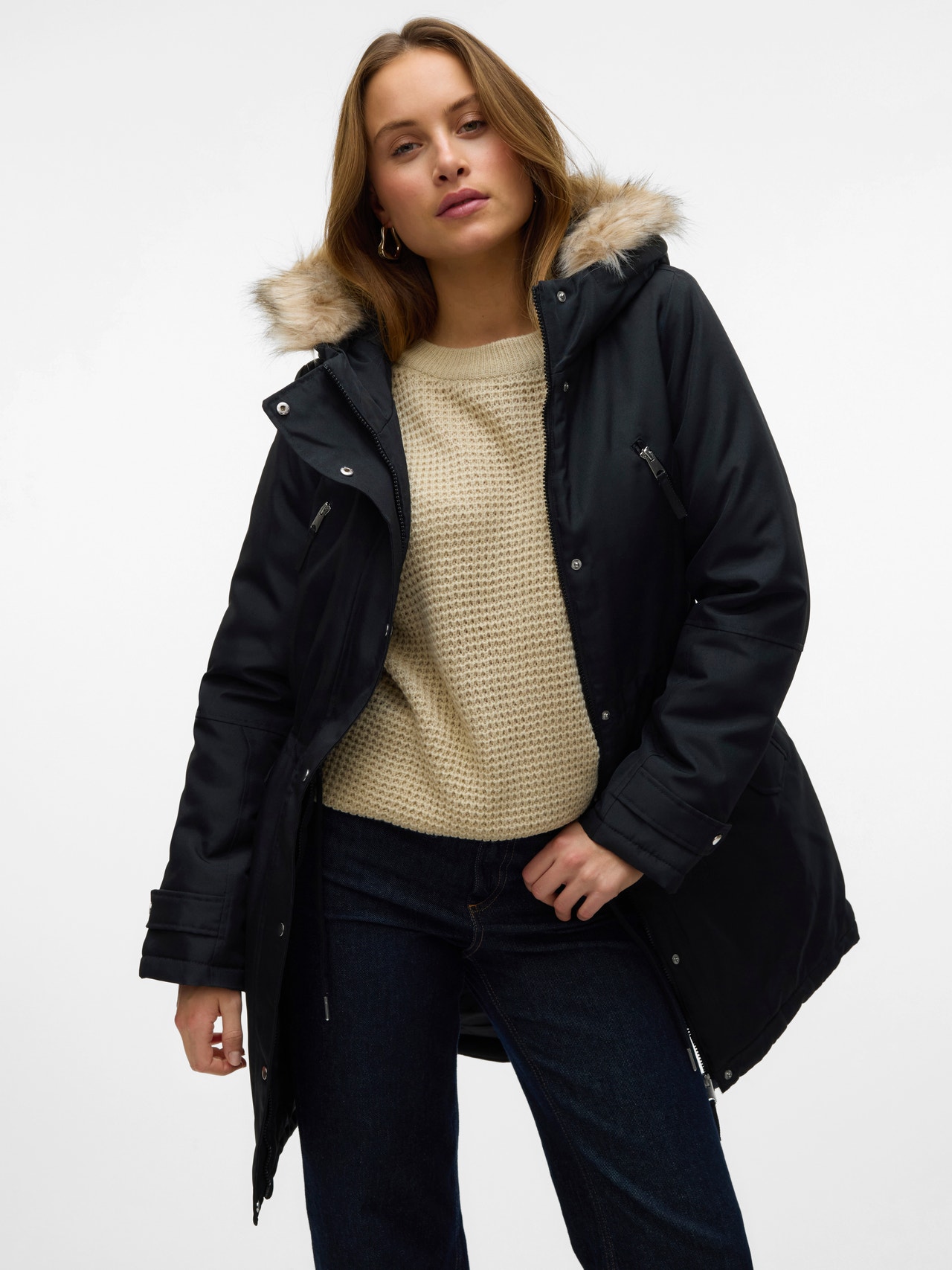 Parka Schwarz Vero Moda®