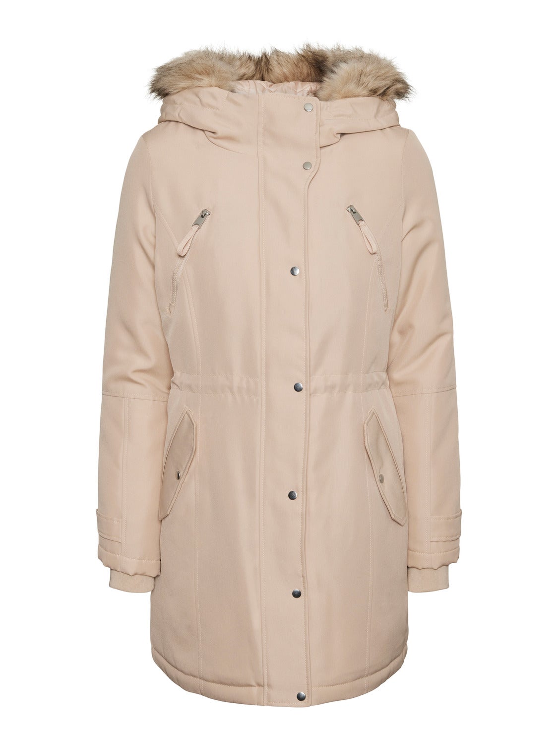 Vero moda parka 2024 with faux fur collar