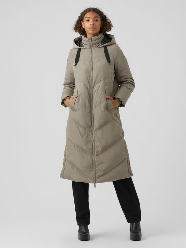 MARIKOO Winterjas voor dames (XS-3XL) - gewatteerde jas, capuchon met MARIKOO Winterjas voor dames (XS-3XL) - gewatteerde jas, capuchon met