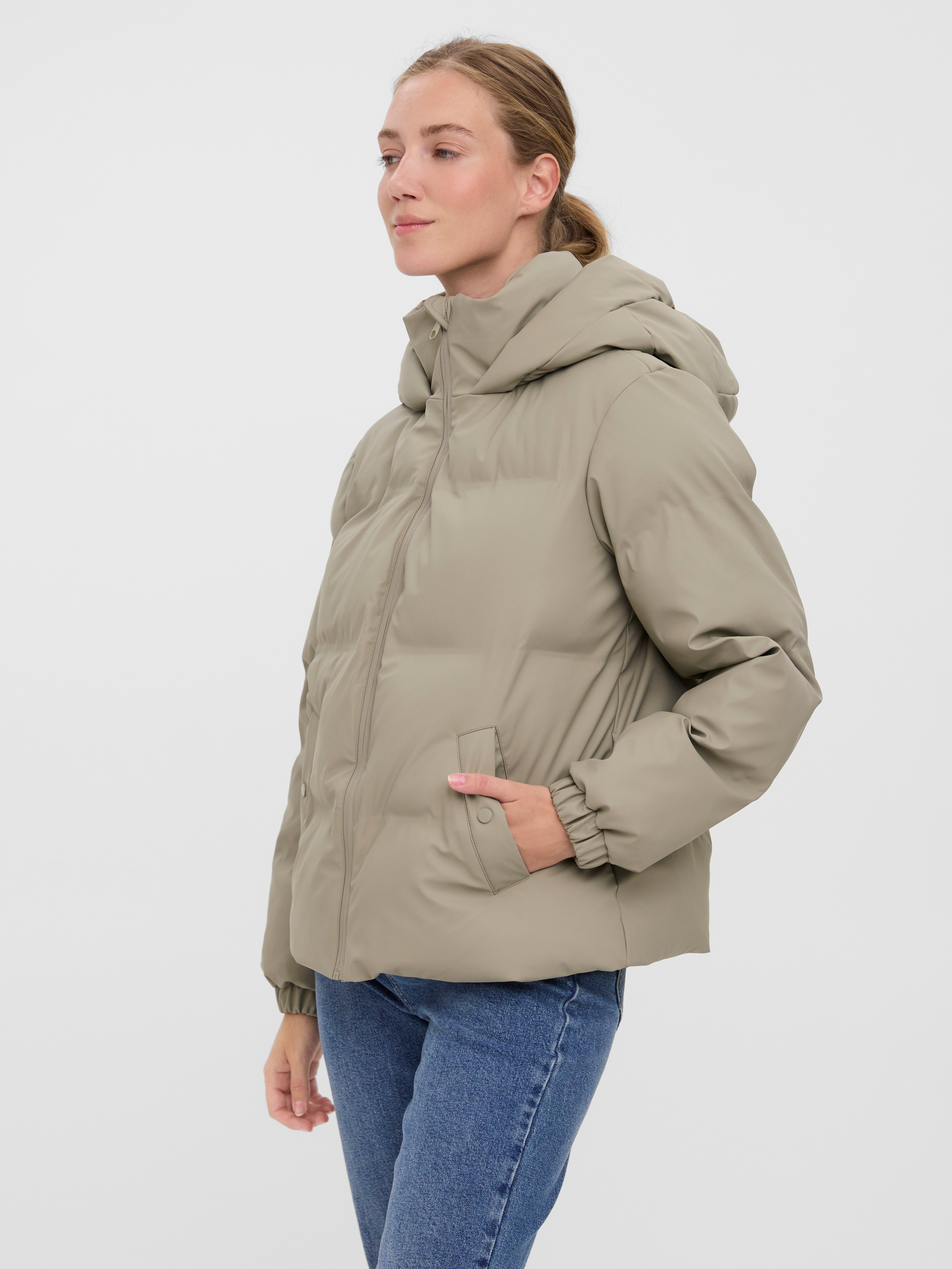 Hood Jacket | Medium Grey Vero Moda®