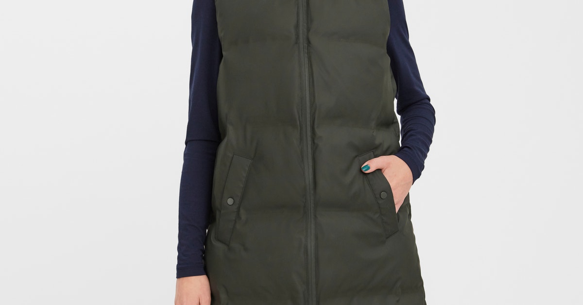 VMNOE Chalecos de abrigo Gris oscuro Vero Moda®