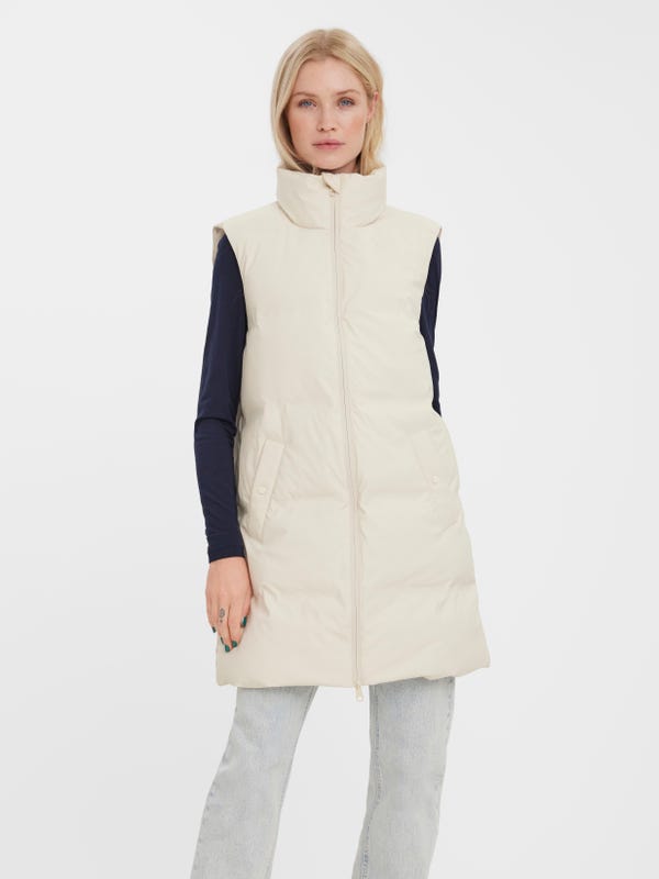 Graciela® | Corduroy vest with stand-up collar