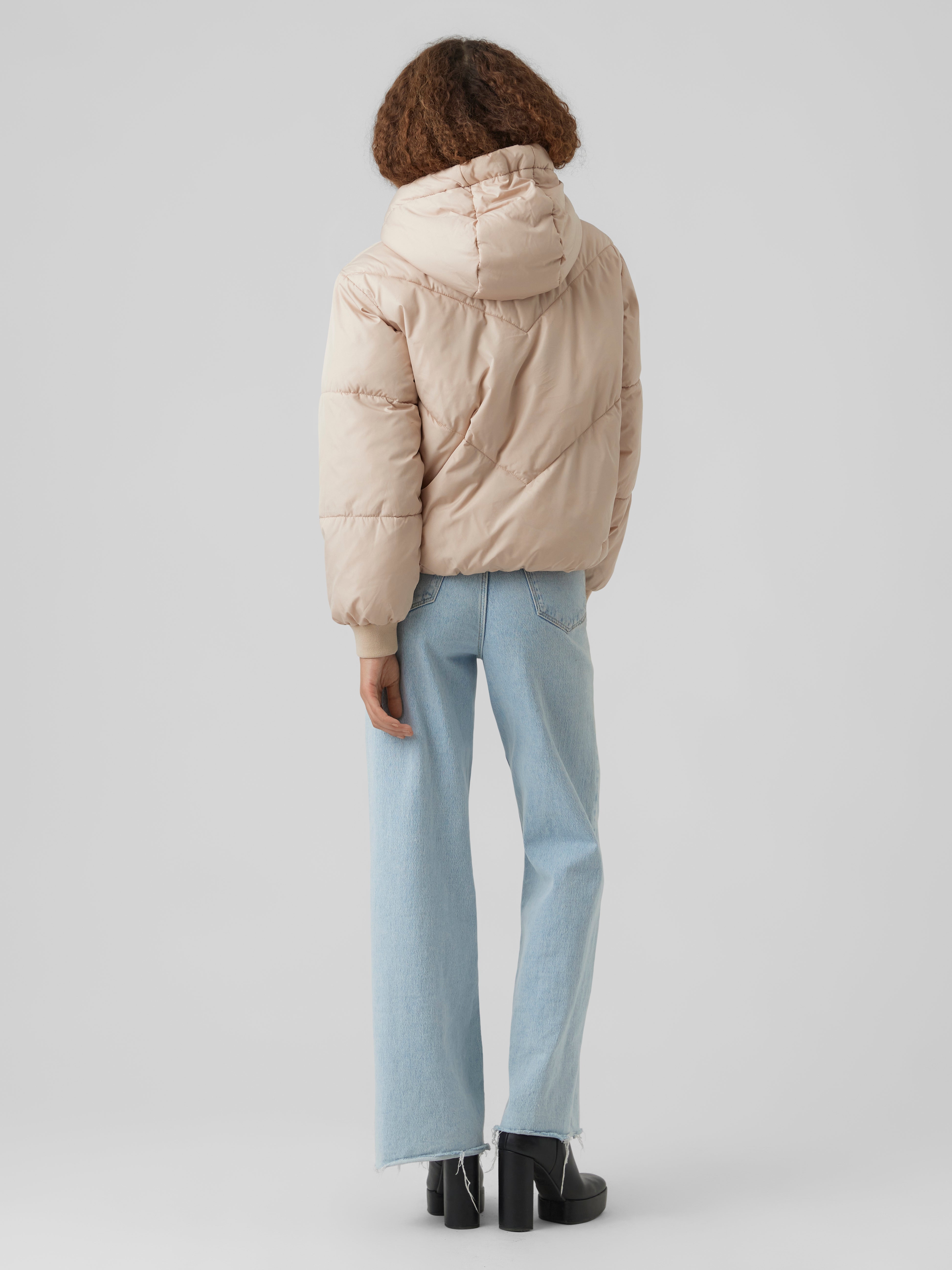 Vero moda cropped outlet hooded padded jacket