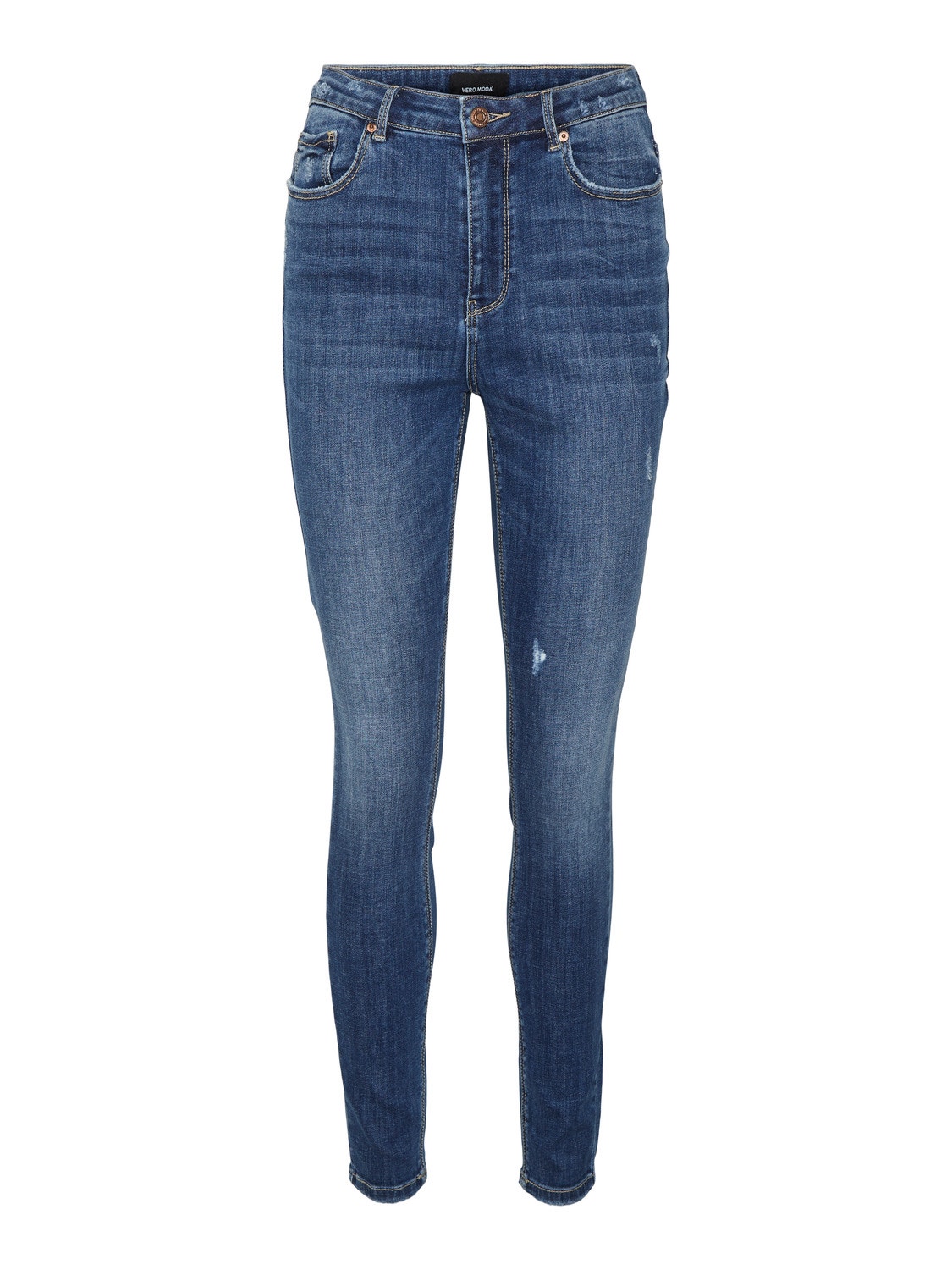 Vero Moda VMSOPHIA High rise Slim Fit Jeans -Medium Blue Denim - 10267212