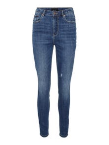 Vero Moda VMSOPHIA Høyt snitt Slim Fit Jeans -Medium Blue Denim - 10267212