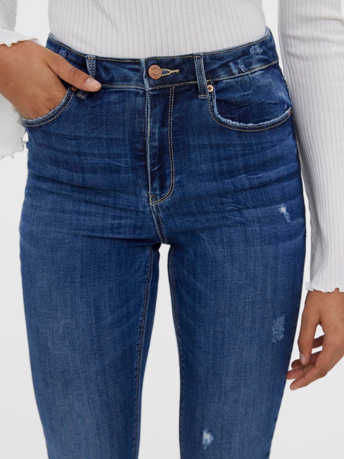 Vero Moda VMSOPHIA High rise Slim Fit Jeans -Medium Blue Denim - 10267212