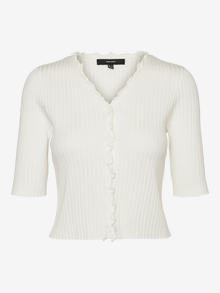 Vero Moda VMELLY Strickjacke -Snow White - 10267280