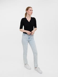 Vero Moda V-kaelus Kootud kardigan -Black - 10267280