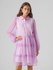 Vero Moda VMKAYA Krótka sukienka -Lavendula - 10267353