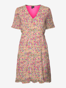 Vero Moda VMKAYA Short dress -Fuchsia Purple - 10267358