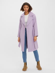 Vero Moda VMEDNA Mantel -Lavender Fog - 10267445