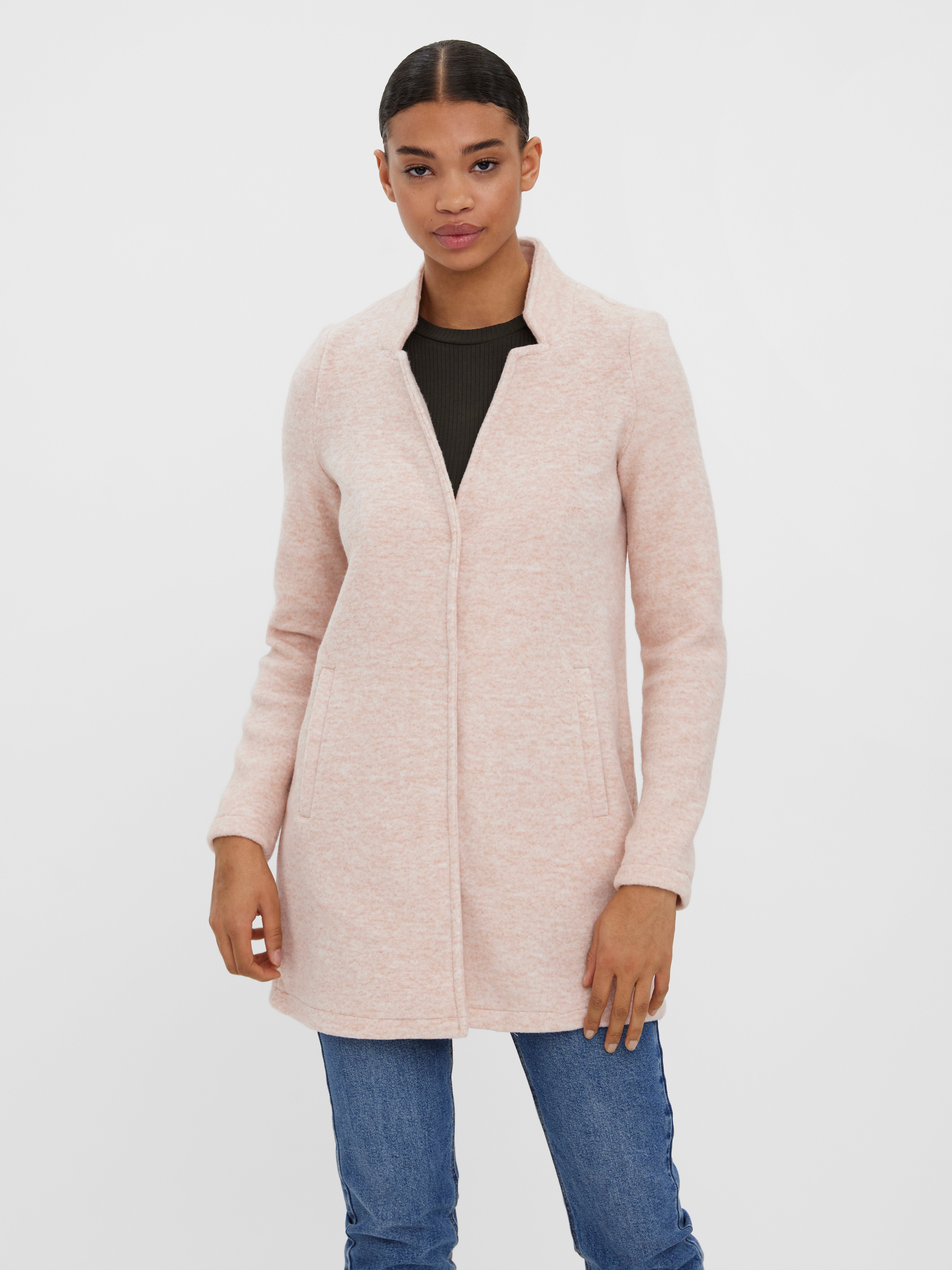 Light pink hotsell wool coat