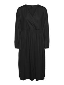 Vero Moda VMLUNA Lang kjole -Black - 10267517