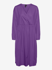Vero Moda VMLUNA Lang kjole -Royal Lilac - 10267517