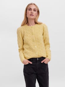 Vero Moda VMBELLA Knit Cardigan -Lemon Meringue - 10267591
