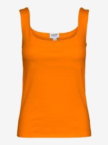 Vero Moda VMLOLA Top -Orange Pepper - 10267649