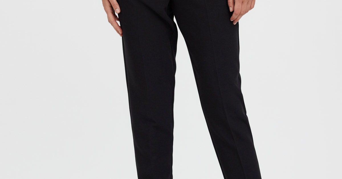 VMSANDY High rise Trousers Moda® Black | Vero 