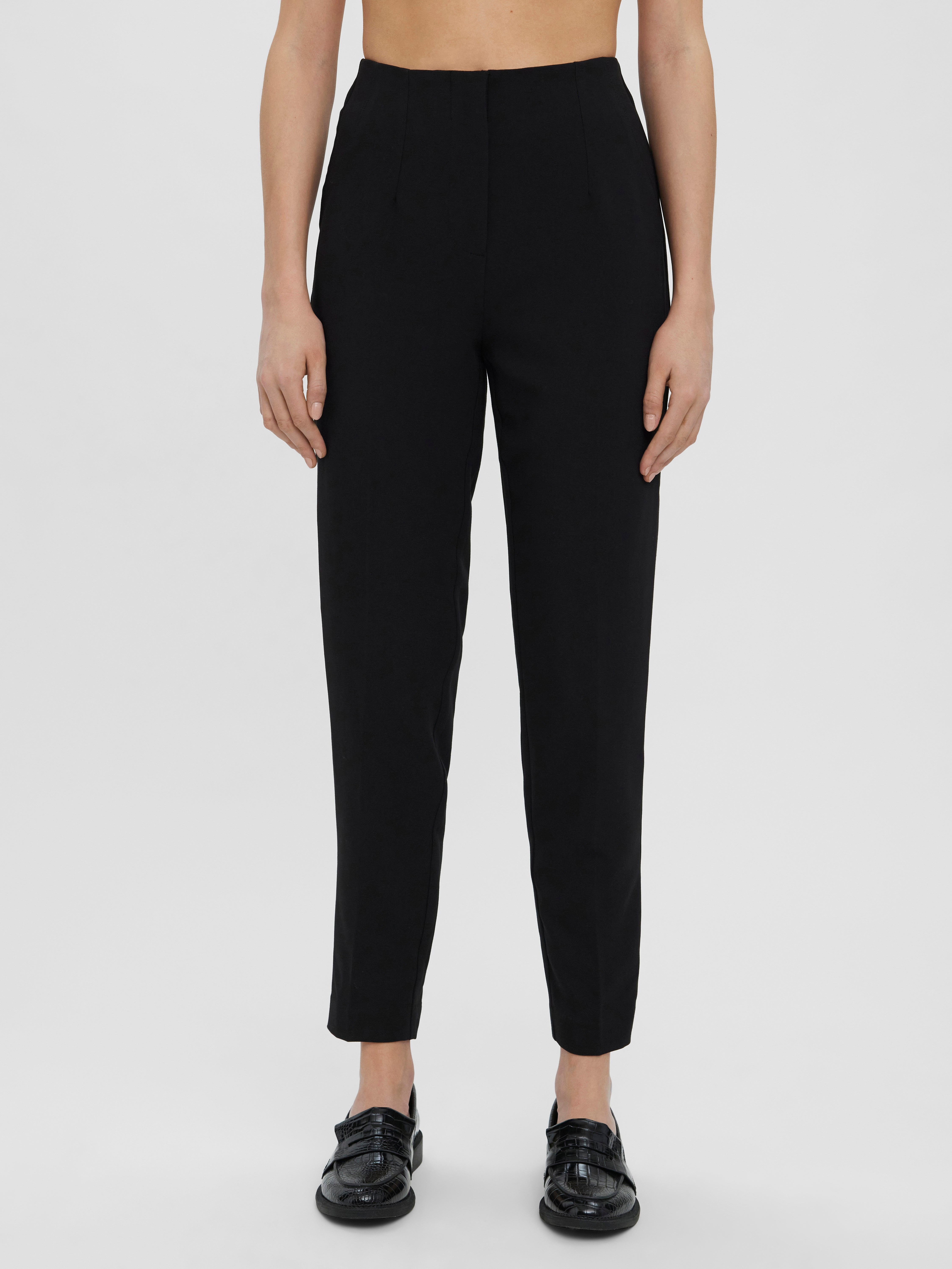 VMSANDY High waist trousers | Black | Vero Moda®
