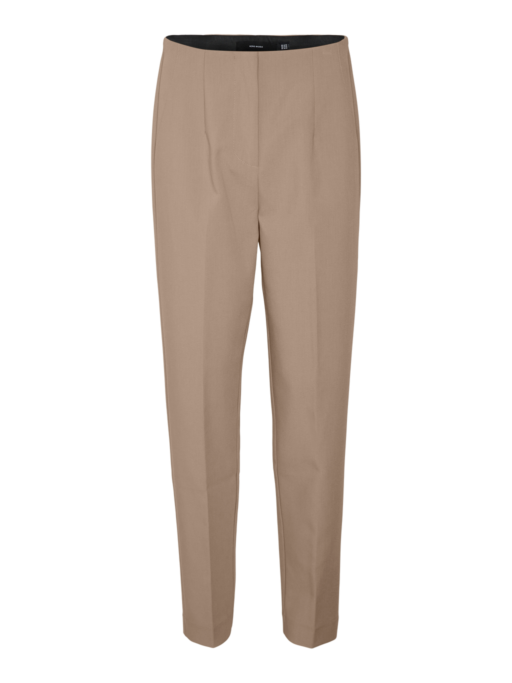 Tapered Fit High rise Trousers Light Brown Vero Moda®