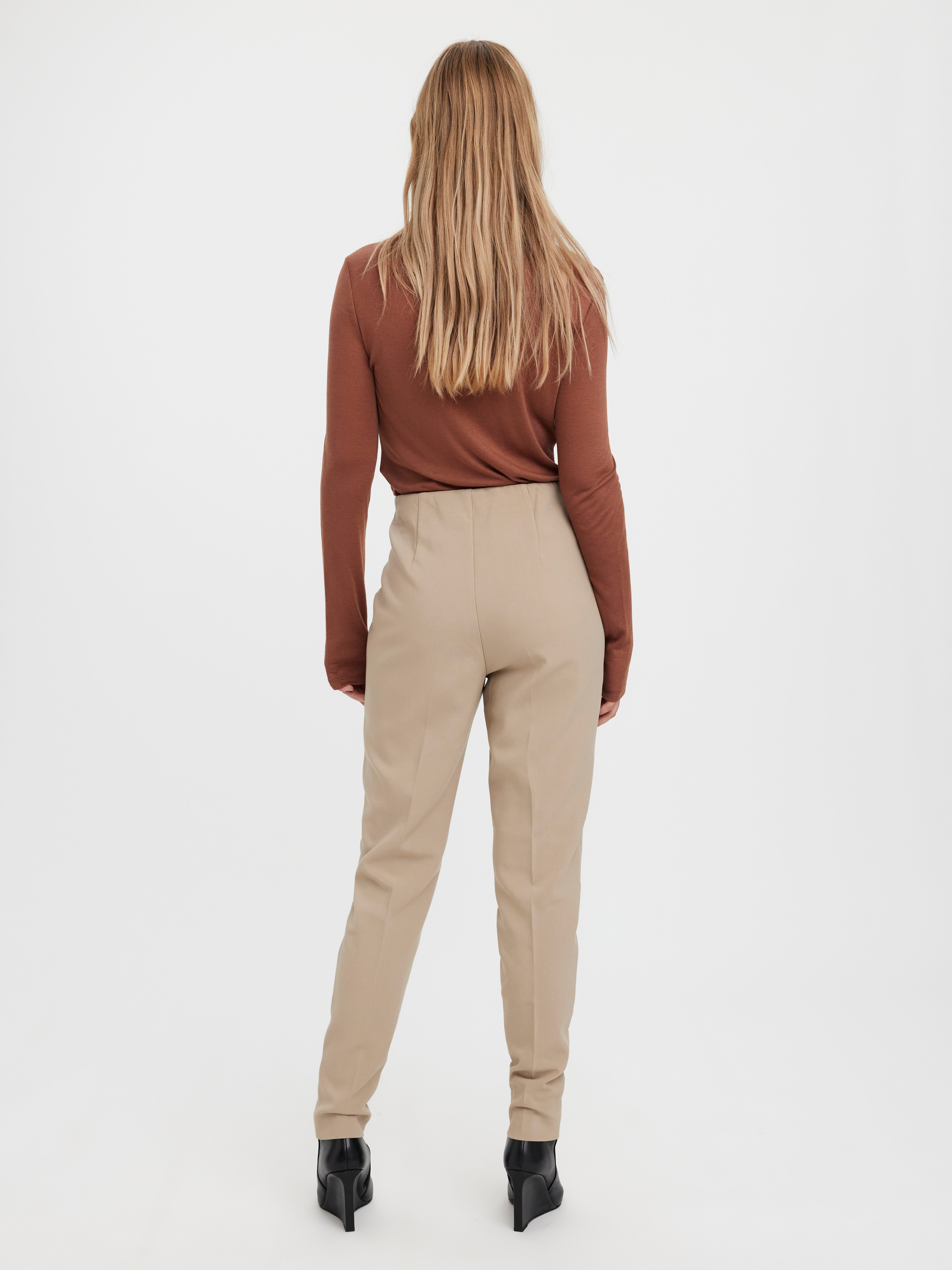 sulvam ∬ Wide High Waist Slacks Pants-