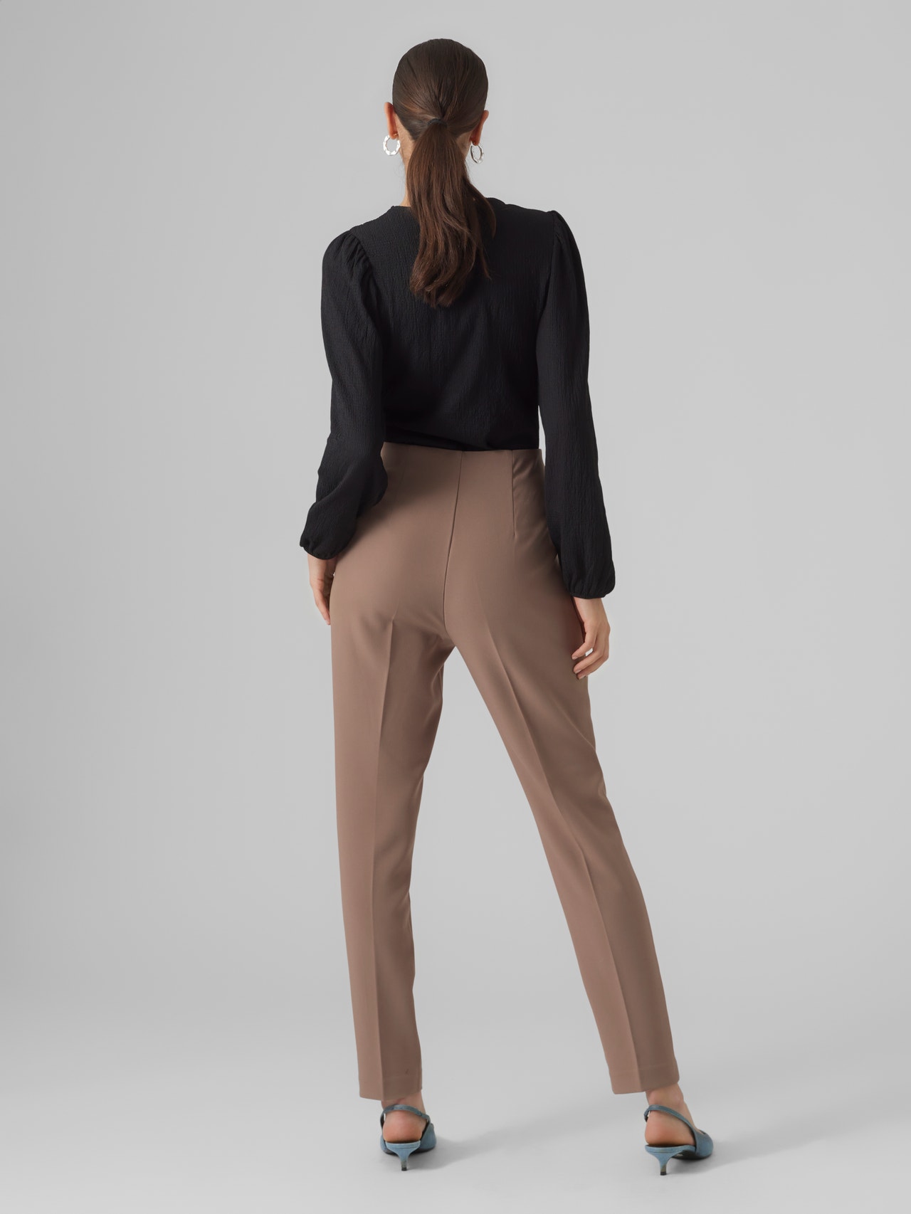 Vero Moda VMSANDY Trousers -Brown Lentil - 10267685
