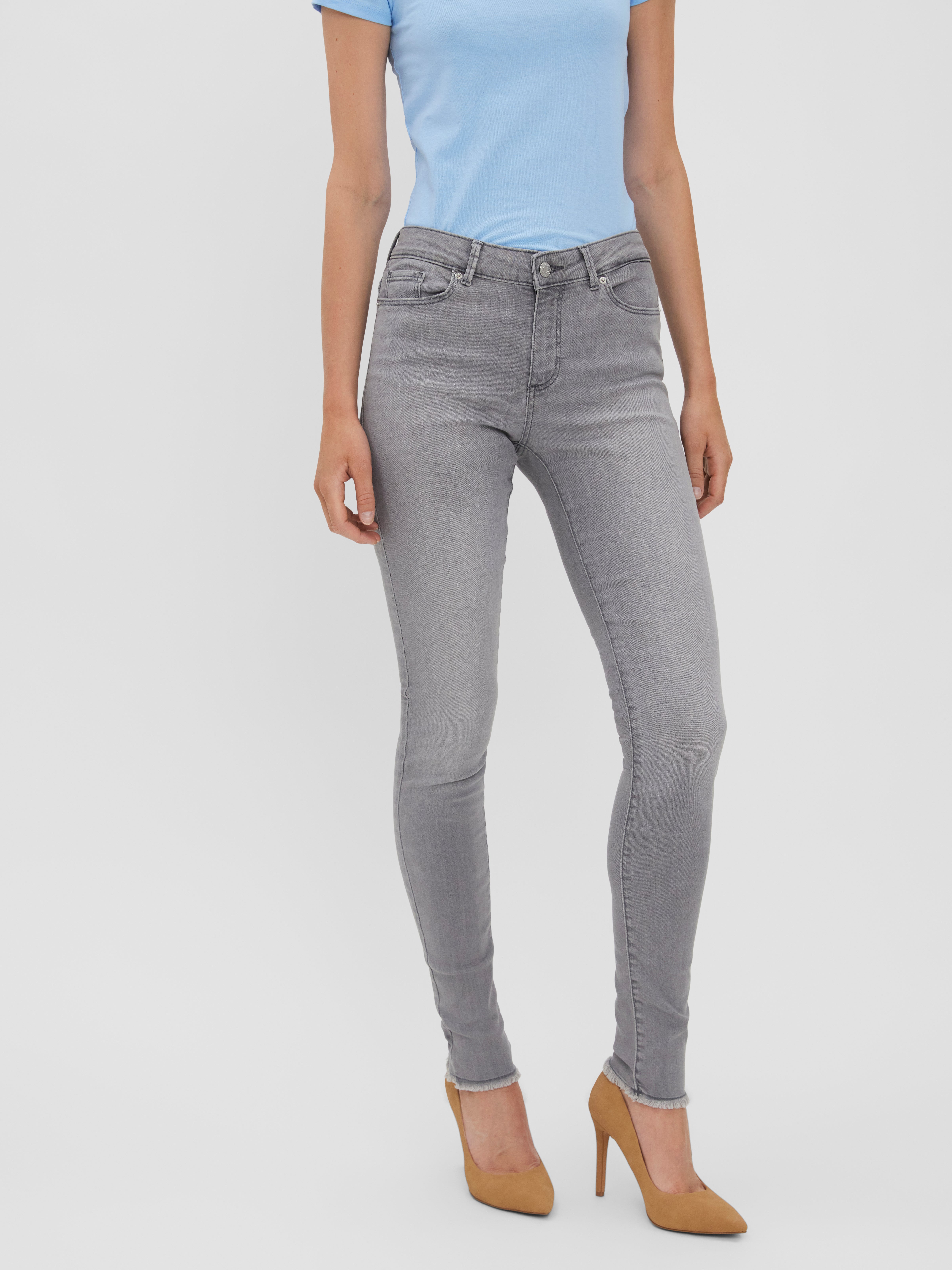 Sexy Woman Slim jeans wit casual uitstraling Mode Spijkerbroeken Slim jeans 