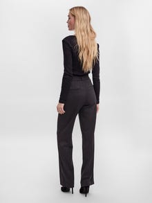Vero Moda VMMAYA Cintura media Pantalones -Dark Grey Melange - 10267718