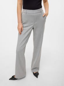 Vero Moda VMMAYA Pantalons -Light Grey Melange - 10267718