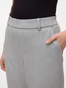 Vero Moda VMMAYA Pantalones -Light Grey Melange - 10267718