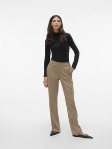 Vero Moda VMMAYA Mellemhøj talje Bukser -Timber Wolf - 10267718