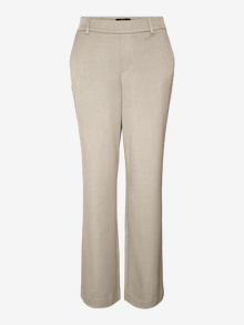 Vero Moda VMMAYA Mittlere Taille Hose -Oatmeal - 10267718