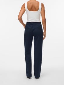 Vero Moda Sirge lõige Keskmine vöökoht Püksid -Night Sky - 10267718