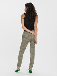 Vero Moda VMMAYA Mid waist Trousers -Tobacco Brown - 10267810
