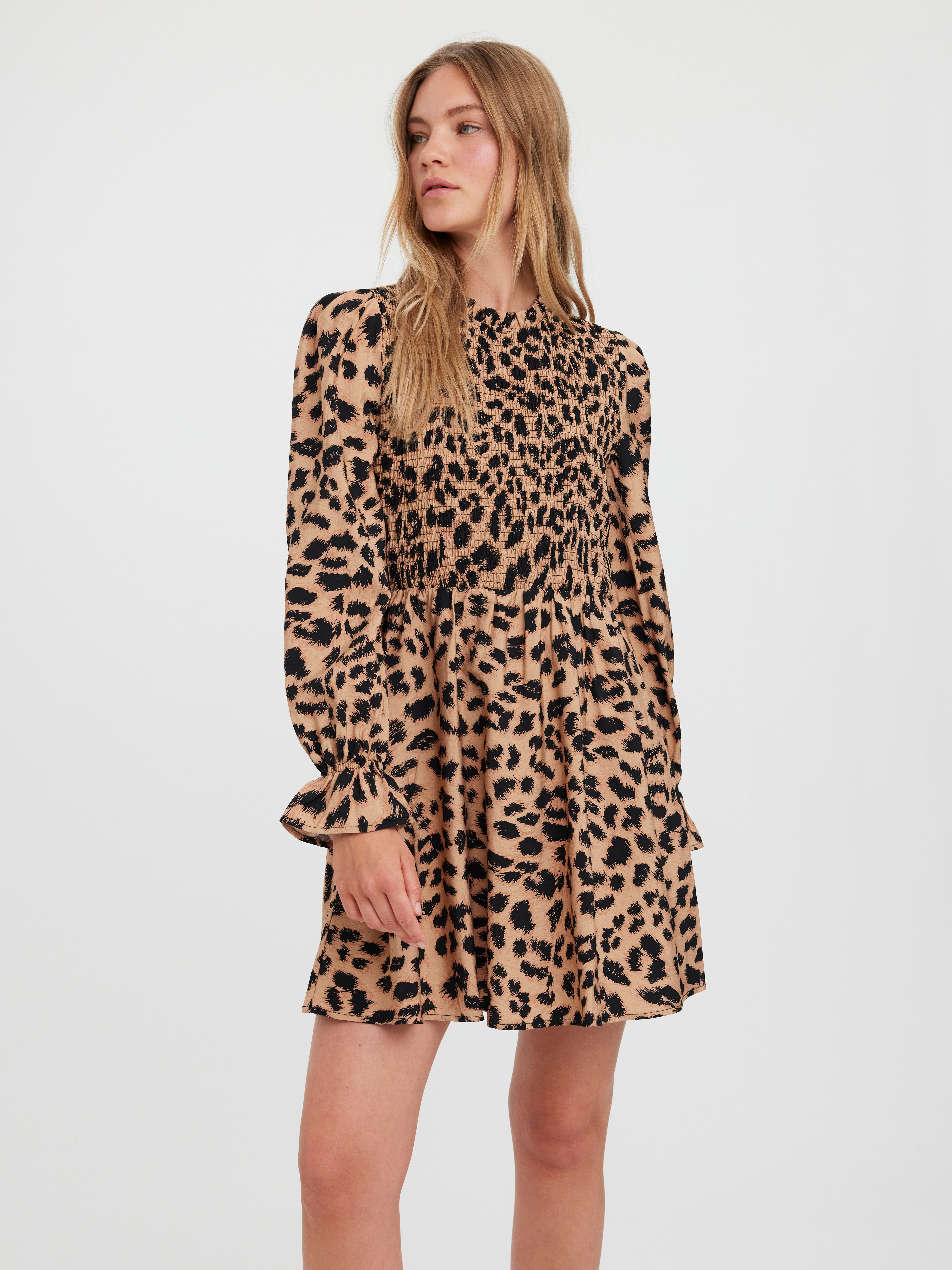 vero moda animal print dress