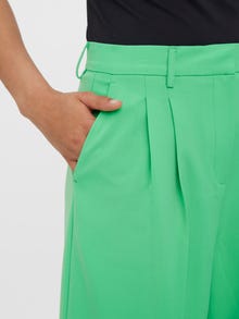 Vero Moda VMTROIAN Mid waist Trousers -Irish Green - 10267849