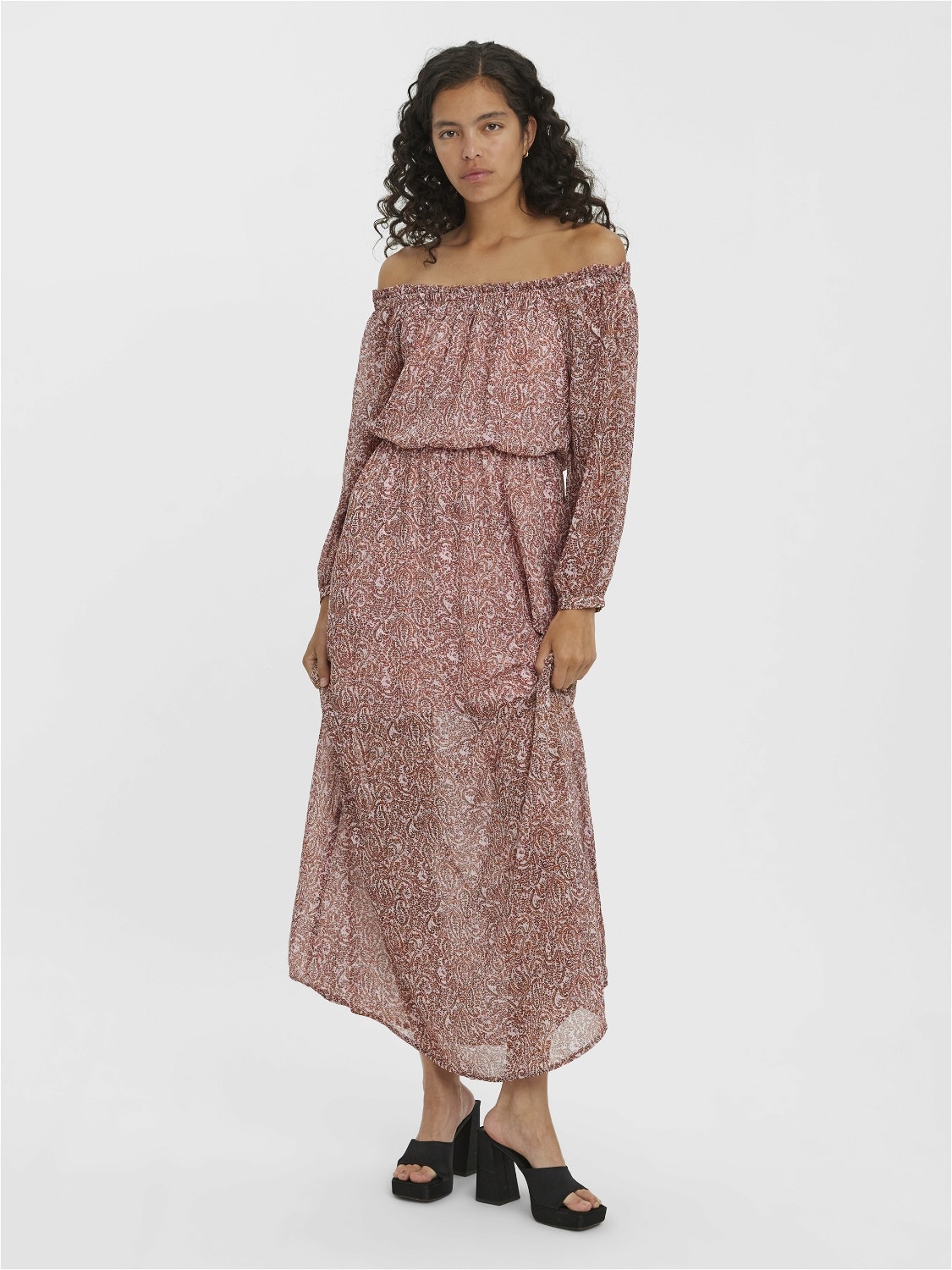 Vero Moda VMULRIKKE Lång klänning -Parfait Pink - 10267877