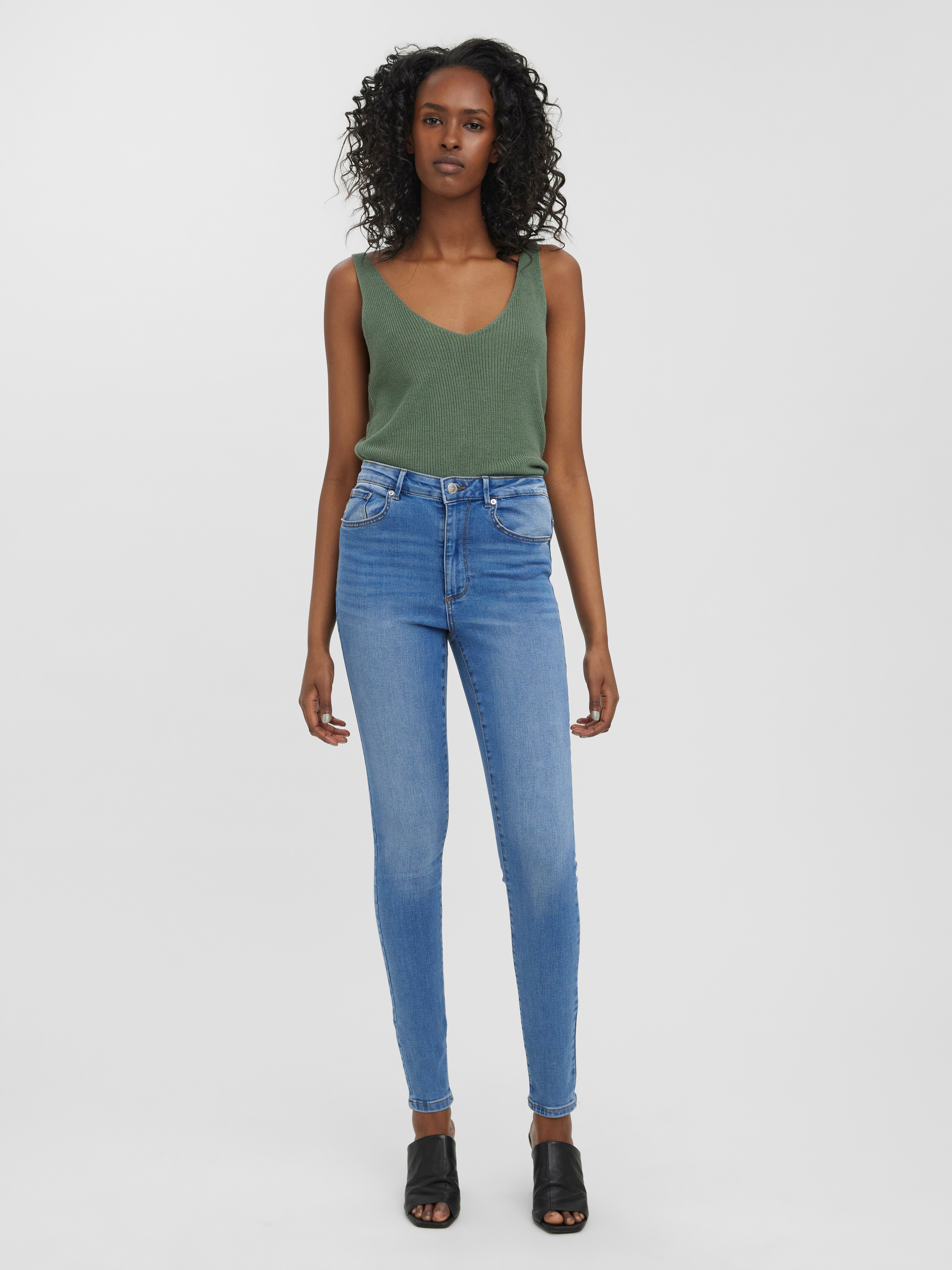 Vero moda sales high waist jeans