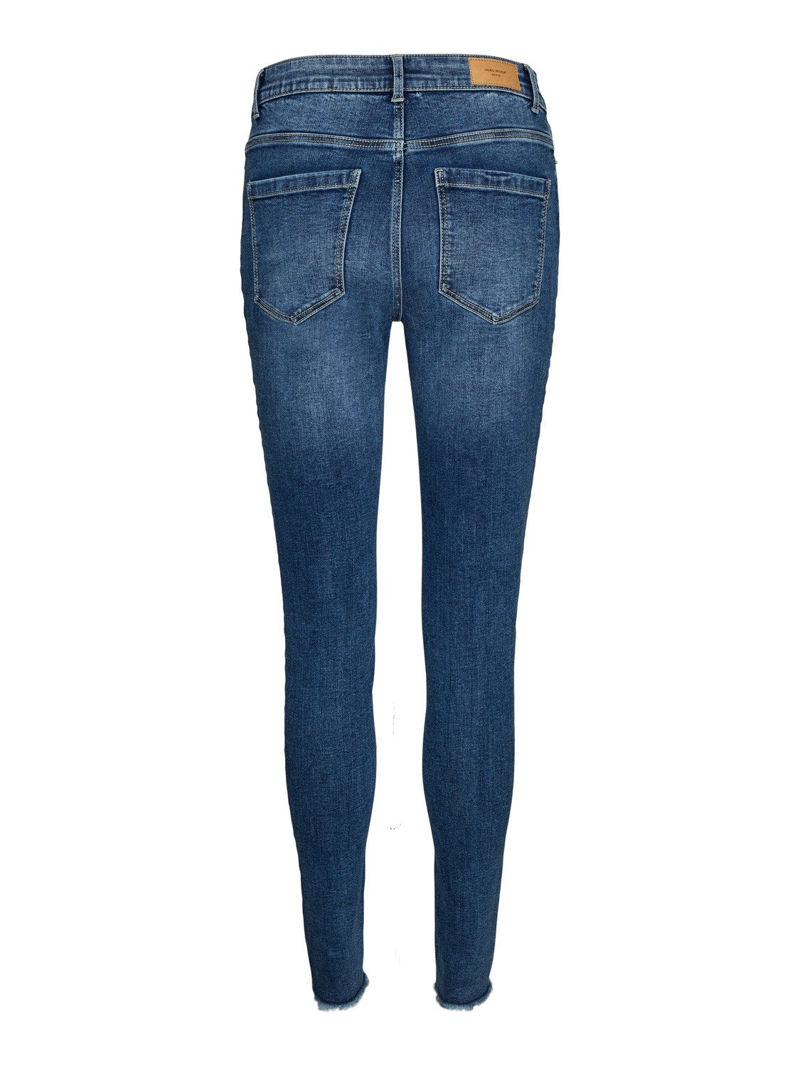 Vero Moda VMSEVEN Krój skinny Jeans -Medium Blue Denim - 10267936